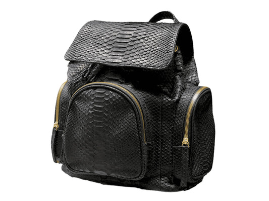 Snakeskin Backpack Purse Python Jacket by LFM Fashion