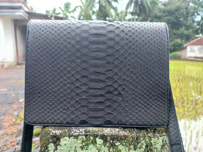 Snakeskin Bag Hand-Painted by Local Women - LFM Fashion