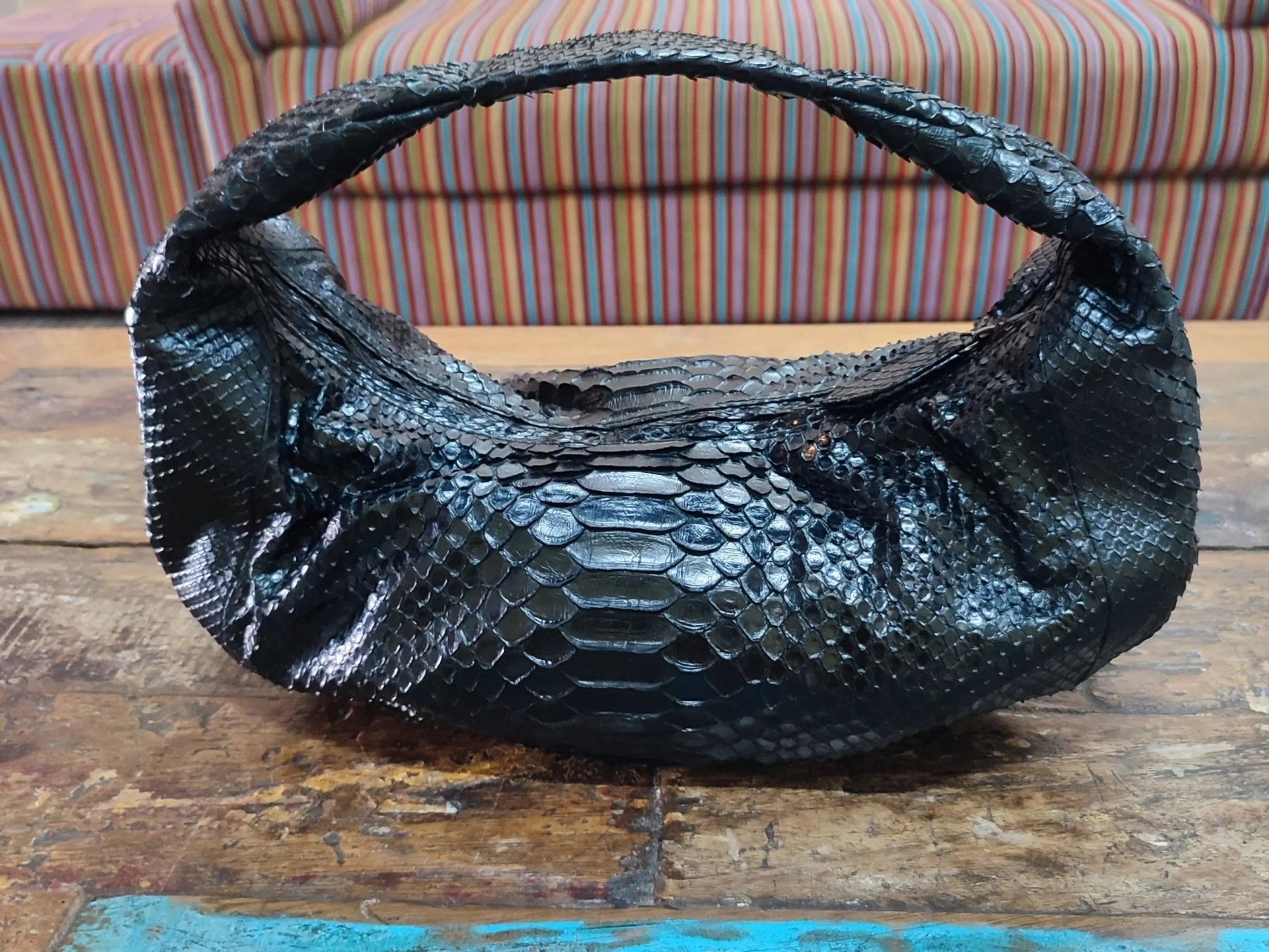 Snakeskin Bon Bon Mini Bag - Python Jacket by LFM Fashion