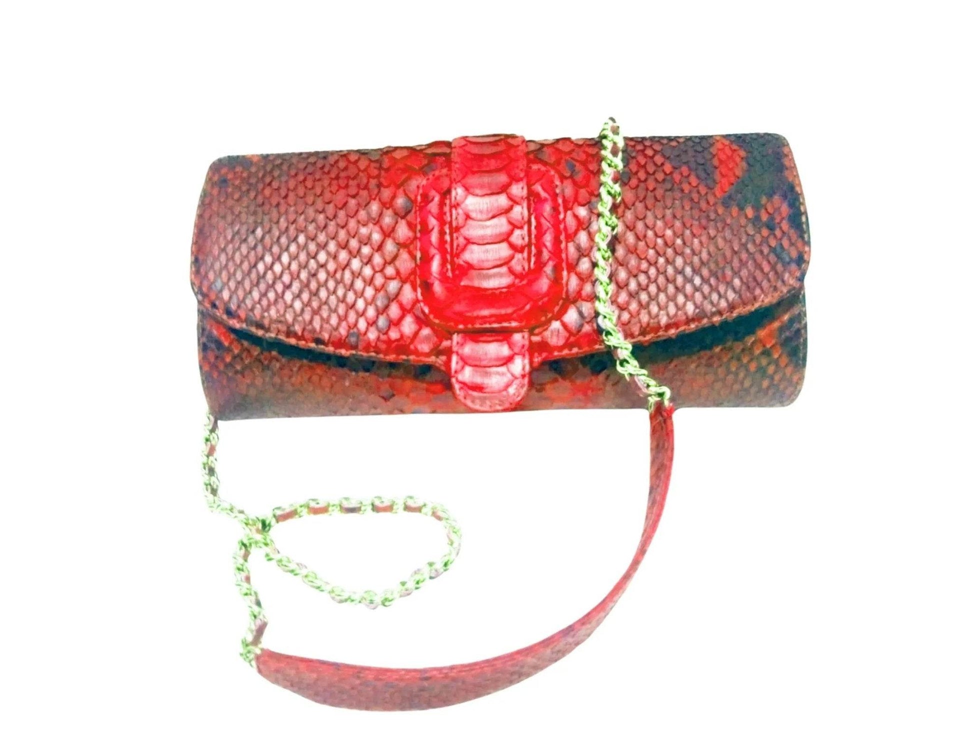 Snakeskin Chain Purse - LFM Fashion