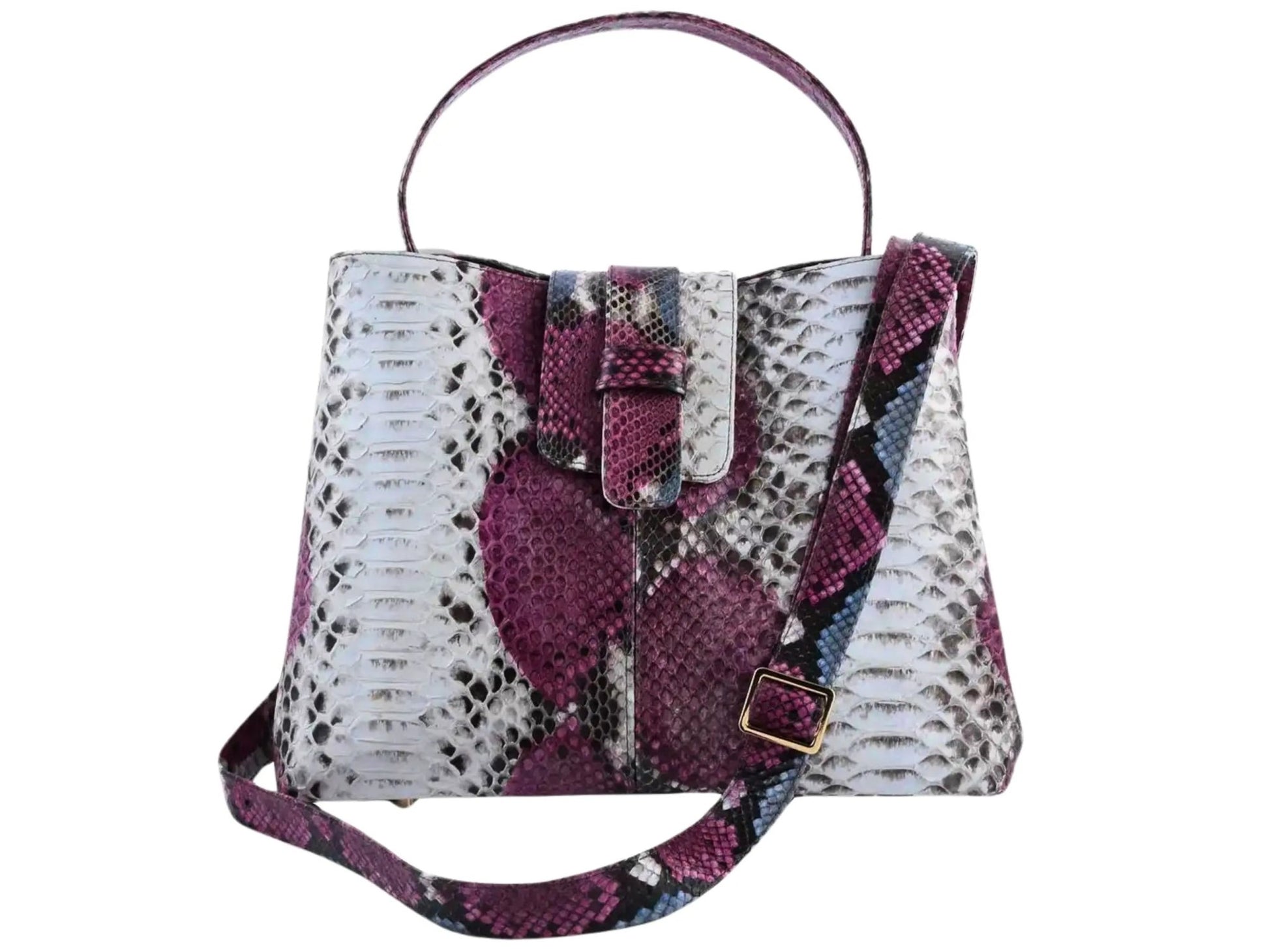 Snakeskin Crossbody Bag - Python Jacket by LFM Fashion