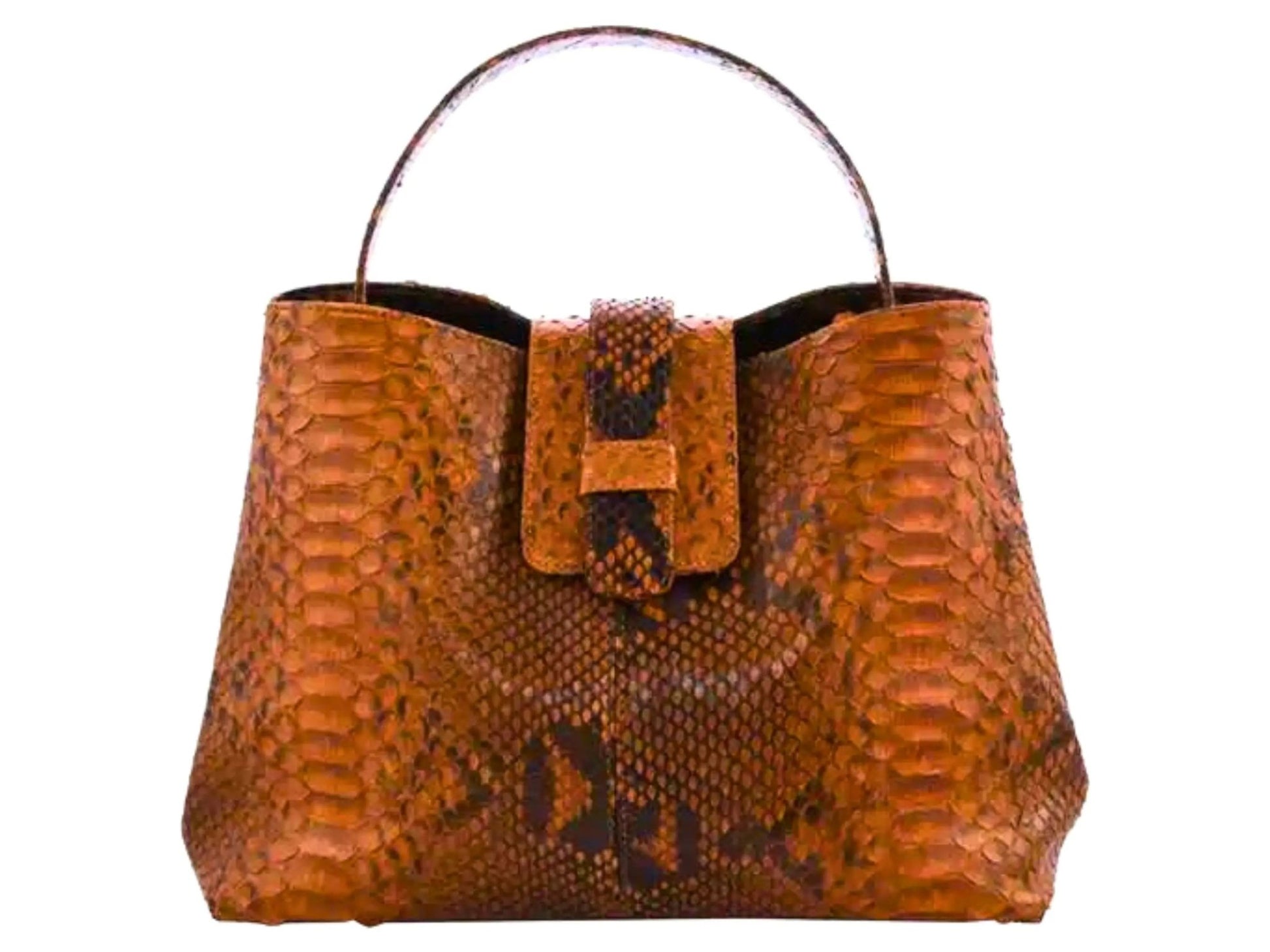 Snakeskin Crossbody Bag - Python Jacket by LFM Fashion