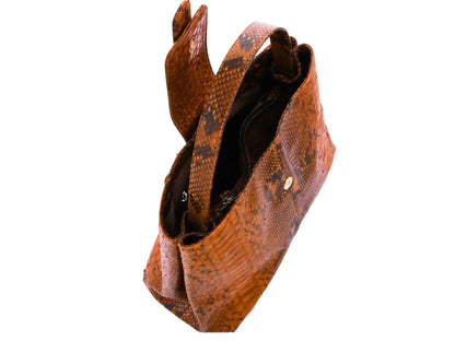 Snakeskin Crossbody Bag - Python Jacket by LFM Fashion