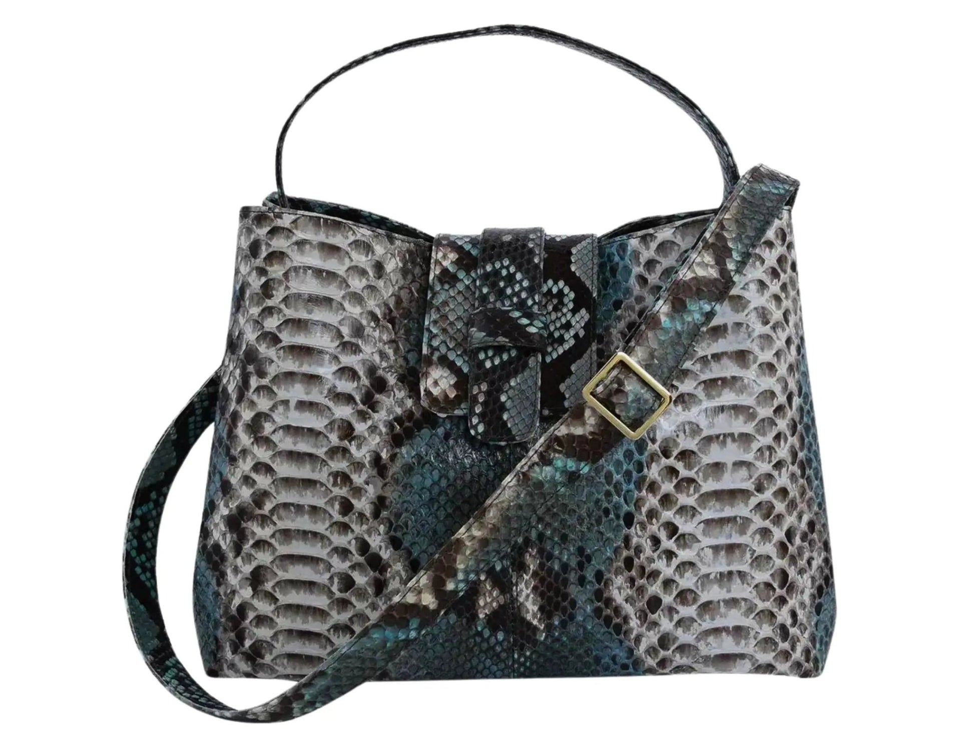Snakeskin Crossbody Bag - Python Jacket by LFM Fashion