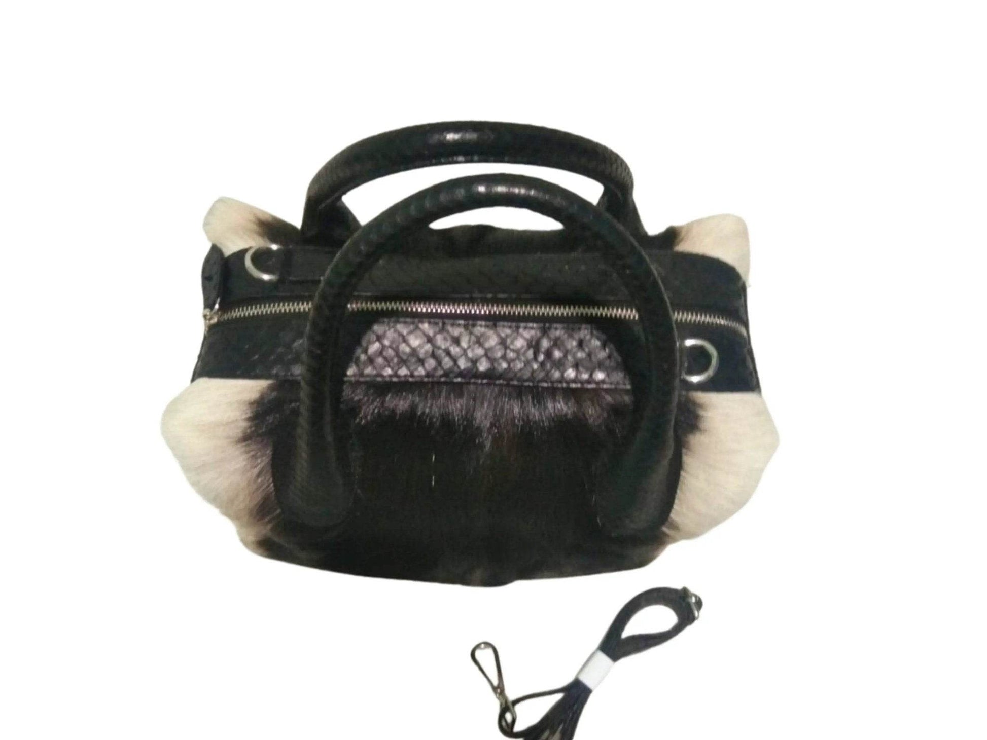 Snakeskin Fur Bag - LFM Fashion