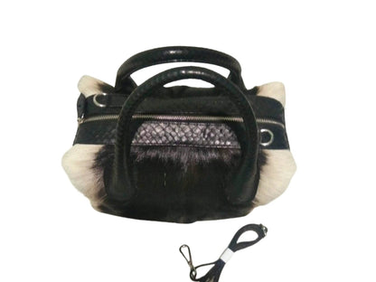 Snakeskin Fur Bag - LFM Fashion