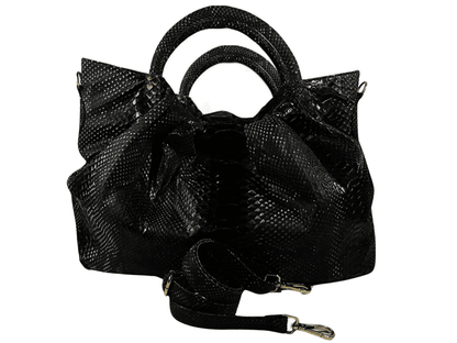 Snakeskin Hobo Floy Handbag - LFM Fashion