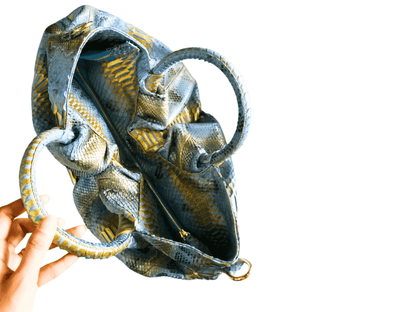 Snakeskin Hobo Floy Handbag - LFM Fashion