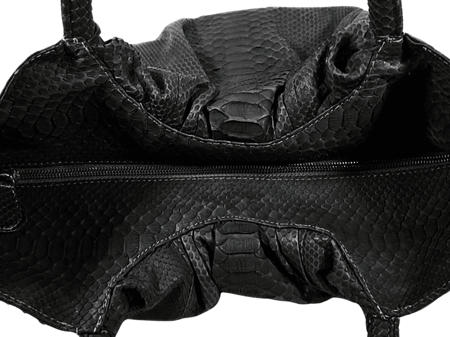 Snakeskin Hobo Floy Handbag - LFM Fashion