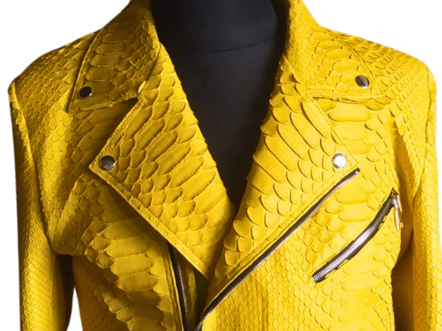 Snakeskin Jacket CT-052 - Python Jacket by LFM Fashion