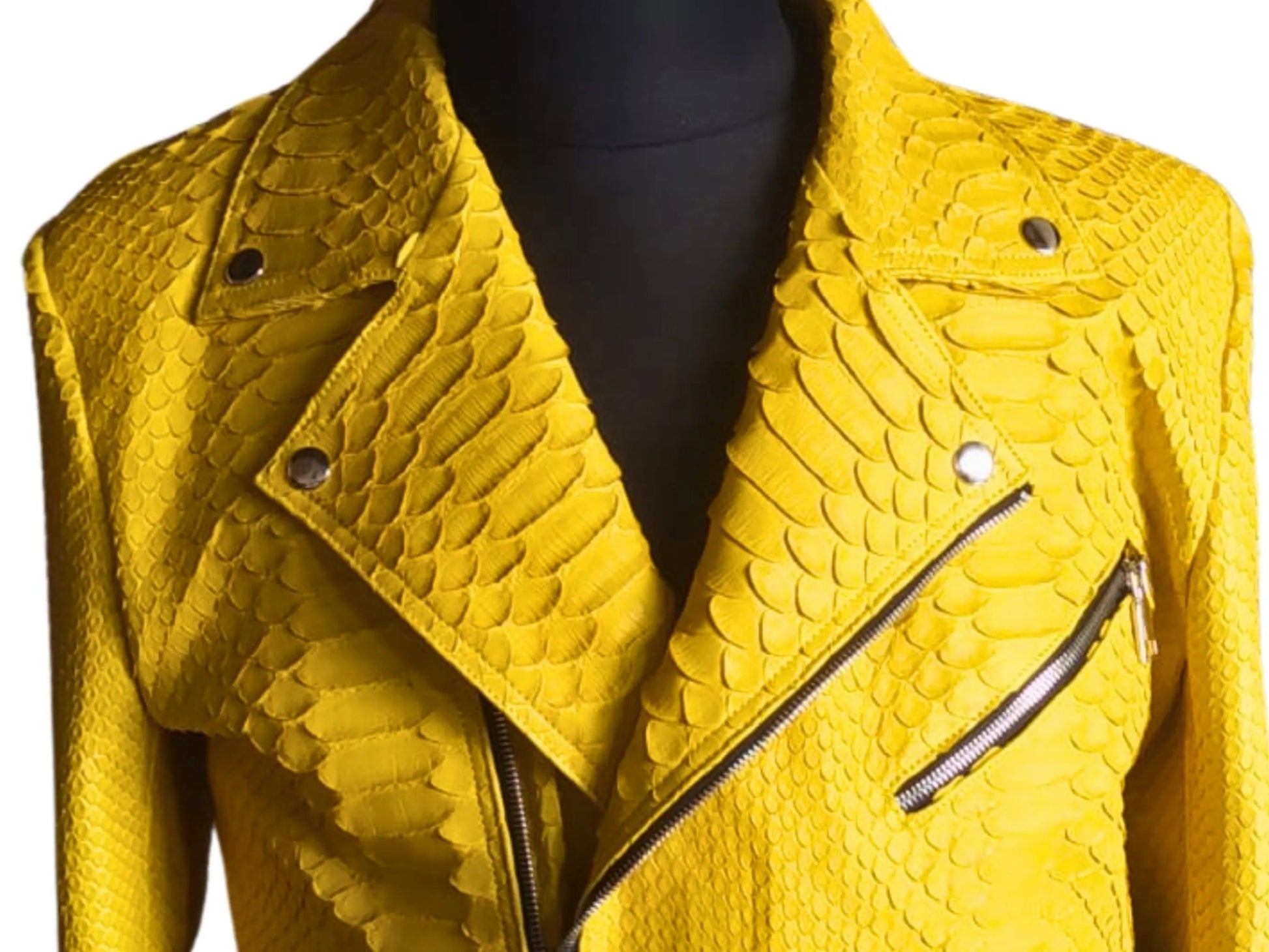 Snakeskin Jacket CT-052 - Python Jacket by LFM Fashion