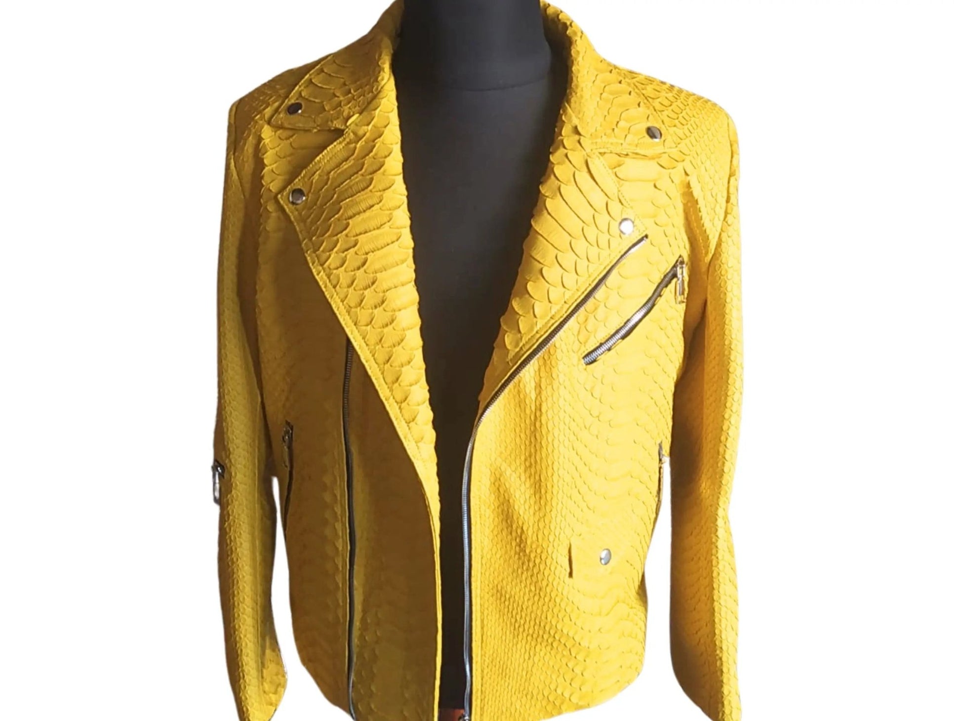 Snakeskin Jacket CT-052 - Python Jacket by LFM Fashion