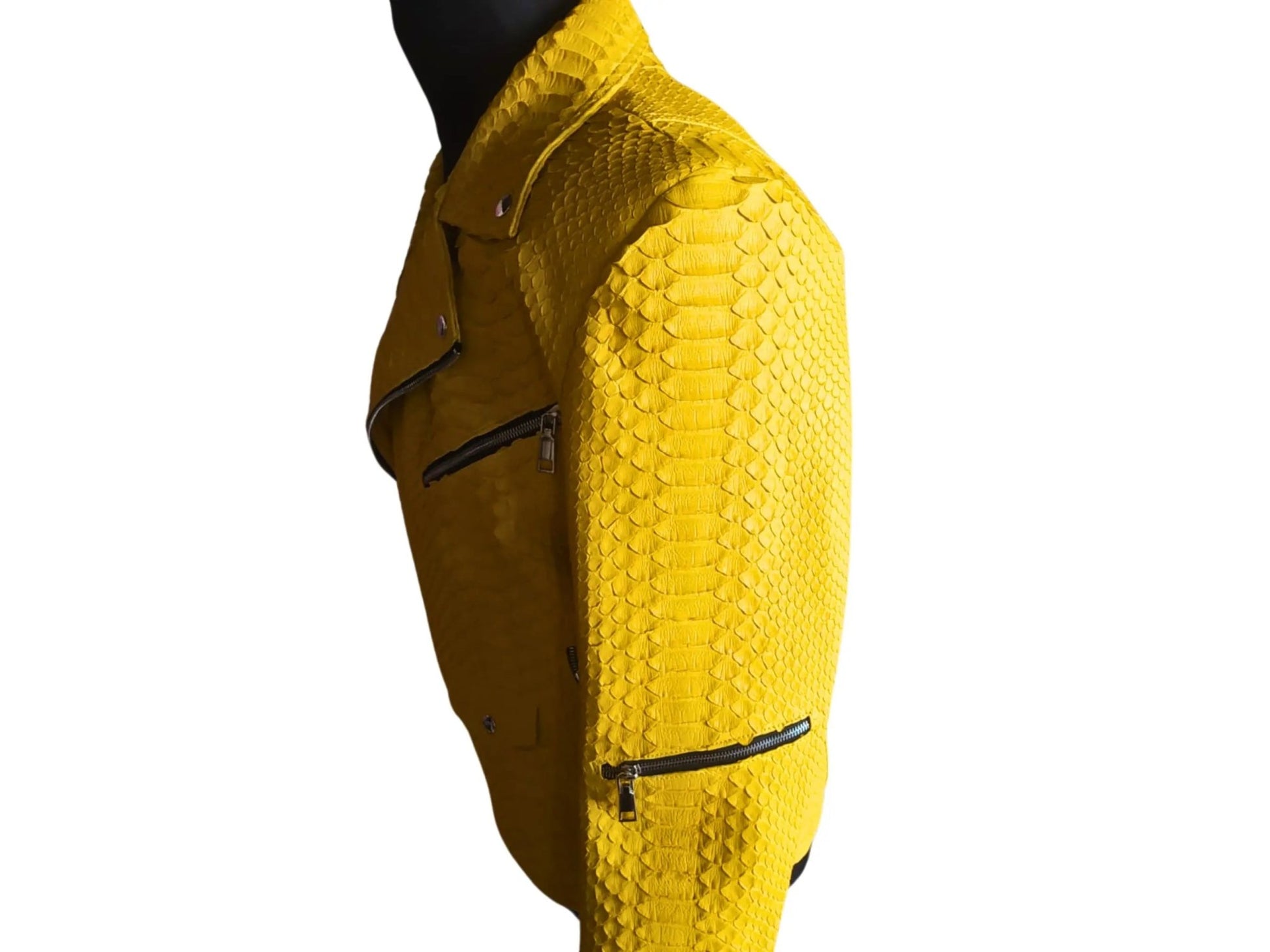Snakeskin Jacket CT-052 - Python Jacket by LFM Fashion