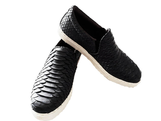 Shoes Snakeskin Loafers for Men Python Jacket by LFM Fashion