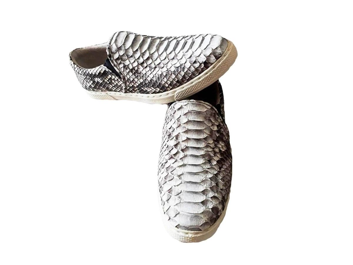 Snakeskin Loafers for Men Python Jacket by LFM Fashion