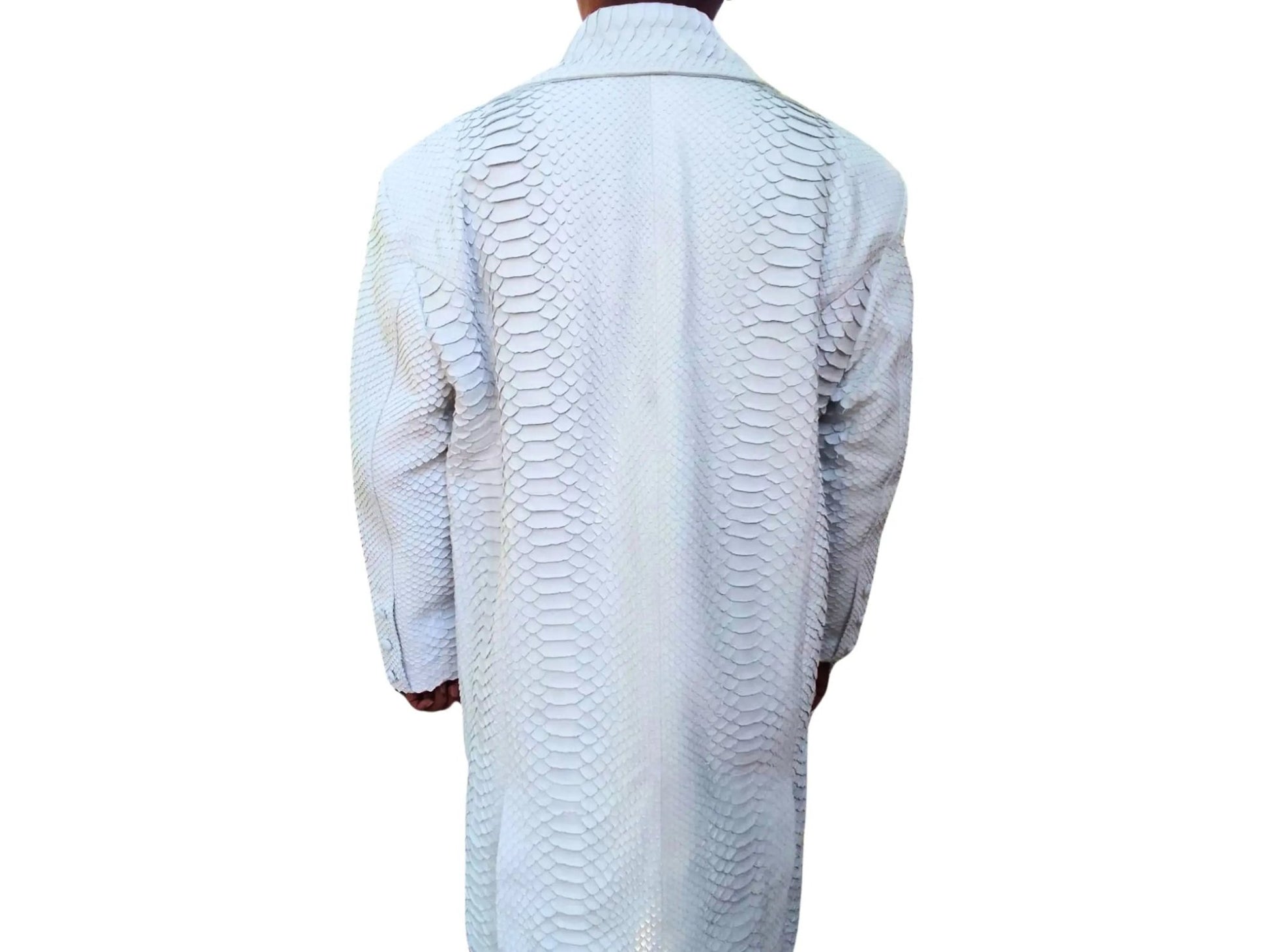 Snakeskin Peacoat Jacket - Python Jacket by LFM Fashion