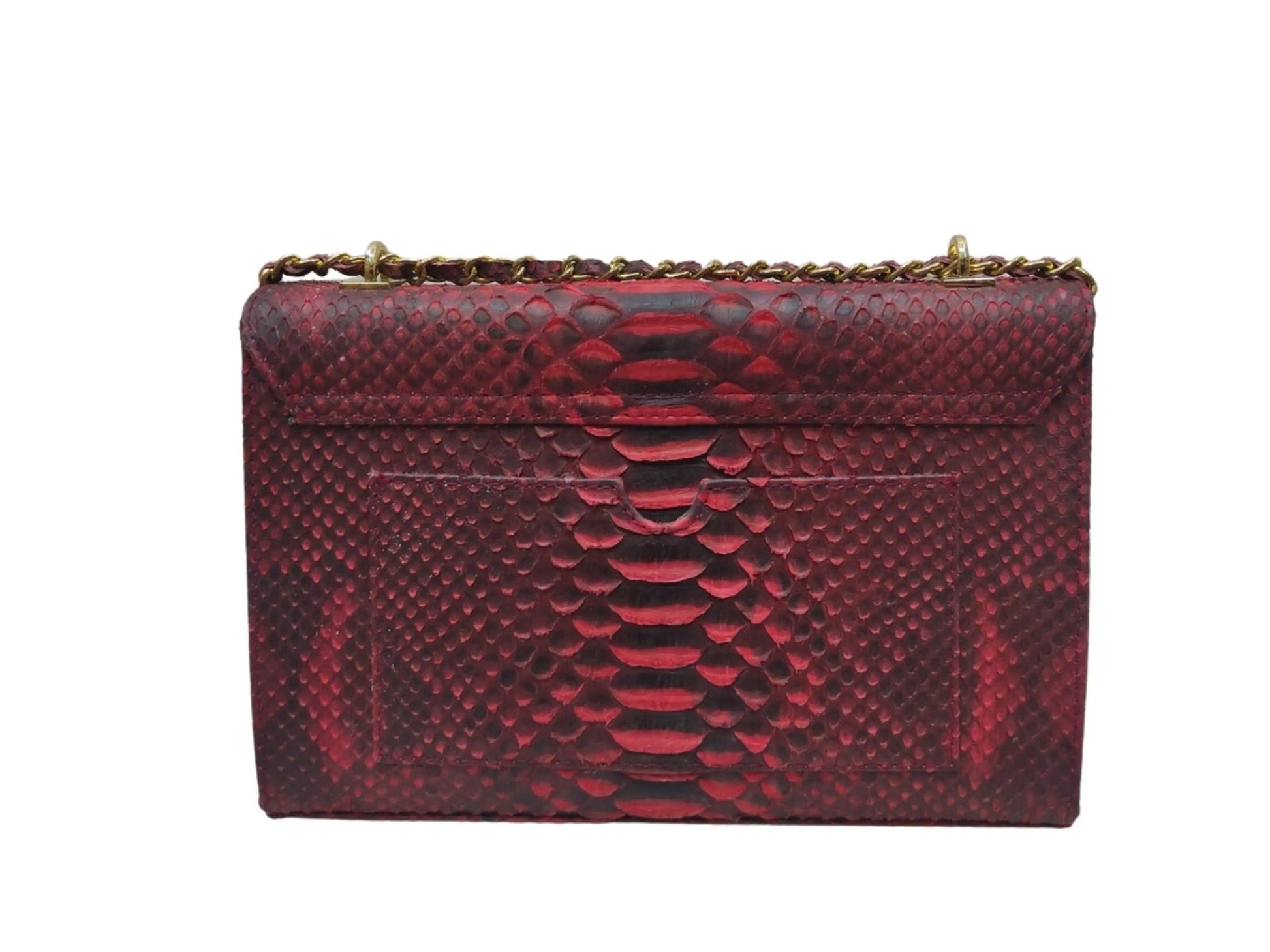 Snakeskin Python Small Handbag - Python Jacket by LFM Fashion