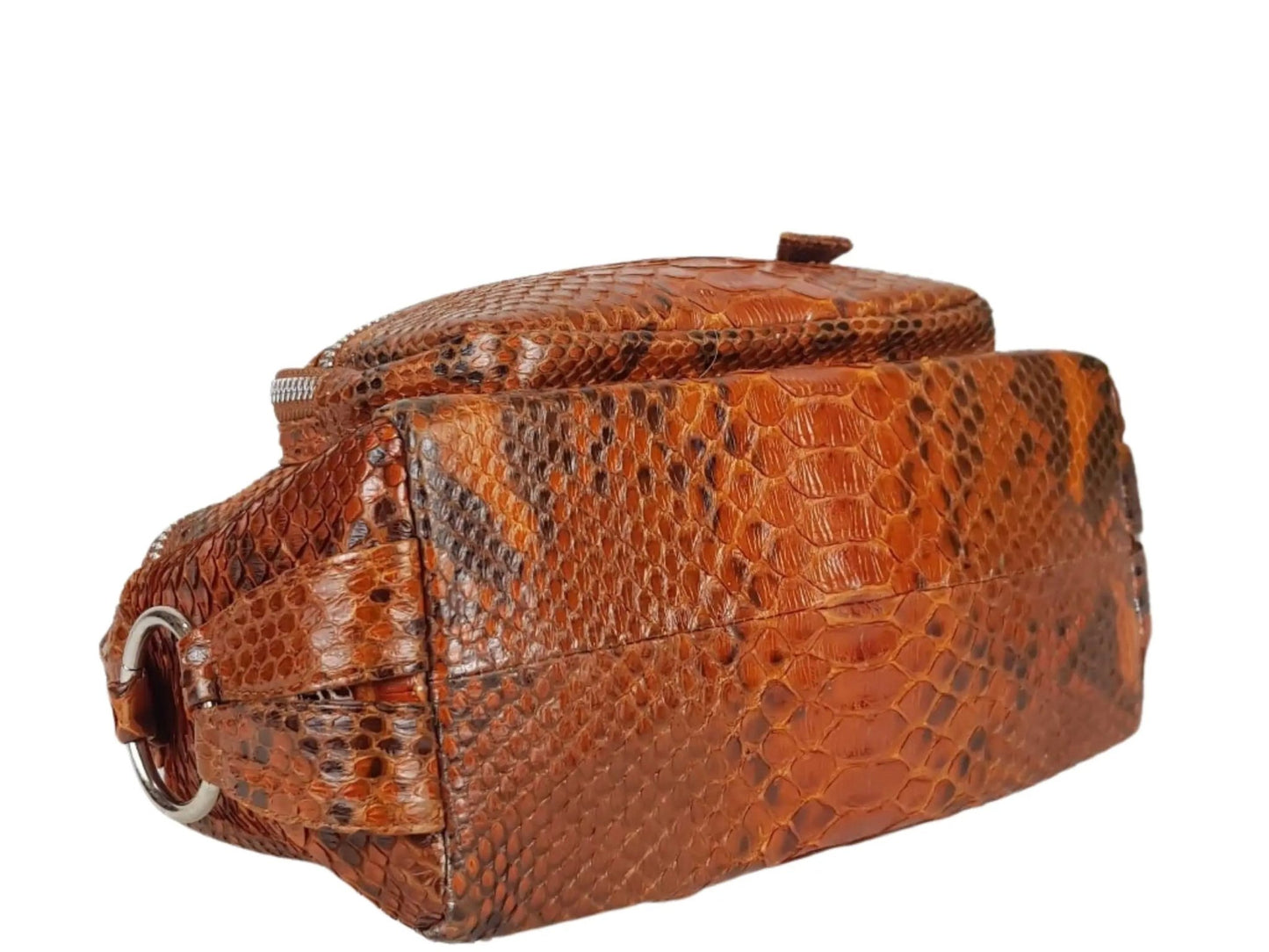 Snakeskin Shoulder Bag - Python Jacket by LFM Fashion