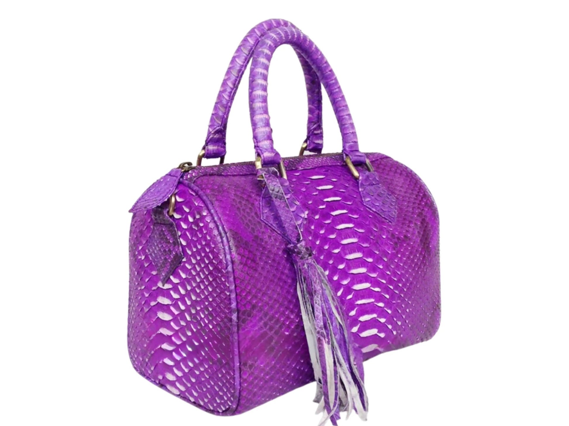 Snakeskin Speedy 30 - Python Jacket by LFM Fashion