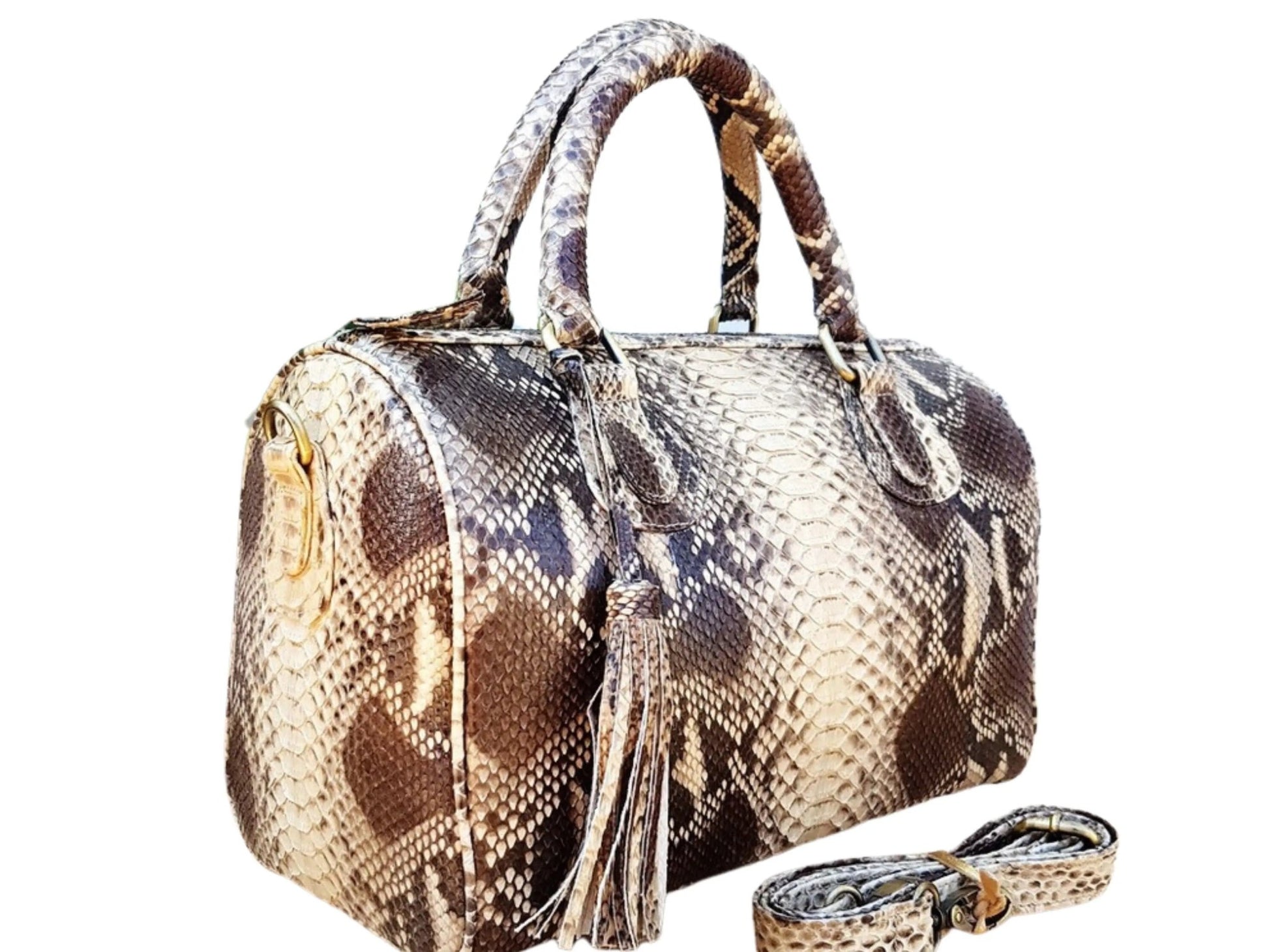 Snakeskin Speedy 30 - Python Jacket by LFM Fashion