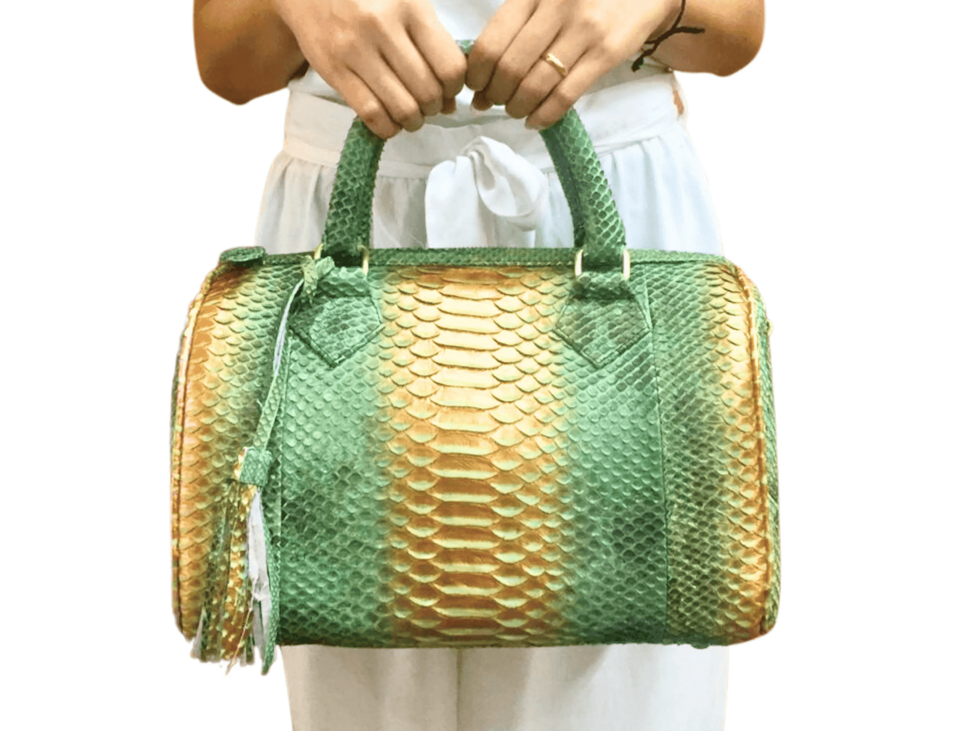 Snakeskin Speedy 30 - Python Jacket by LFM Fashion