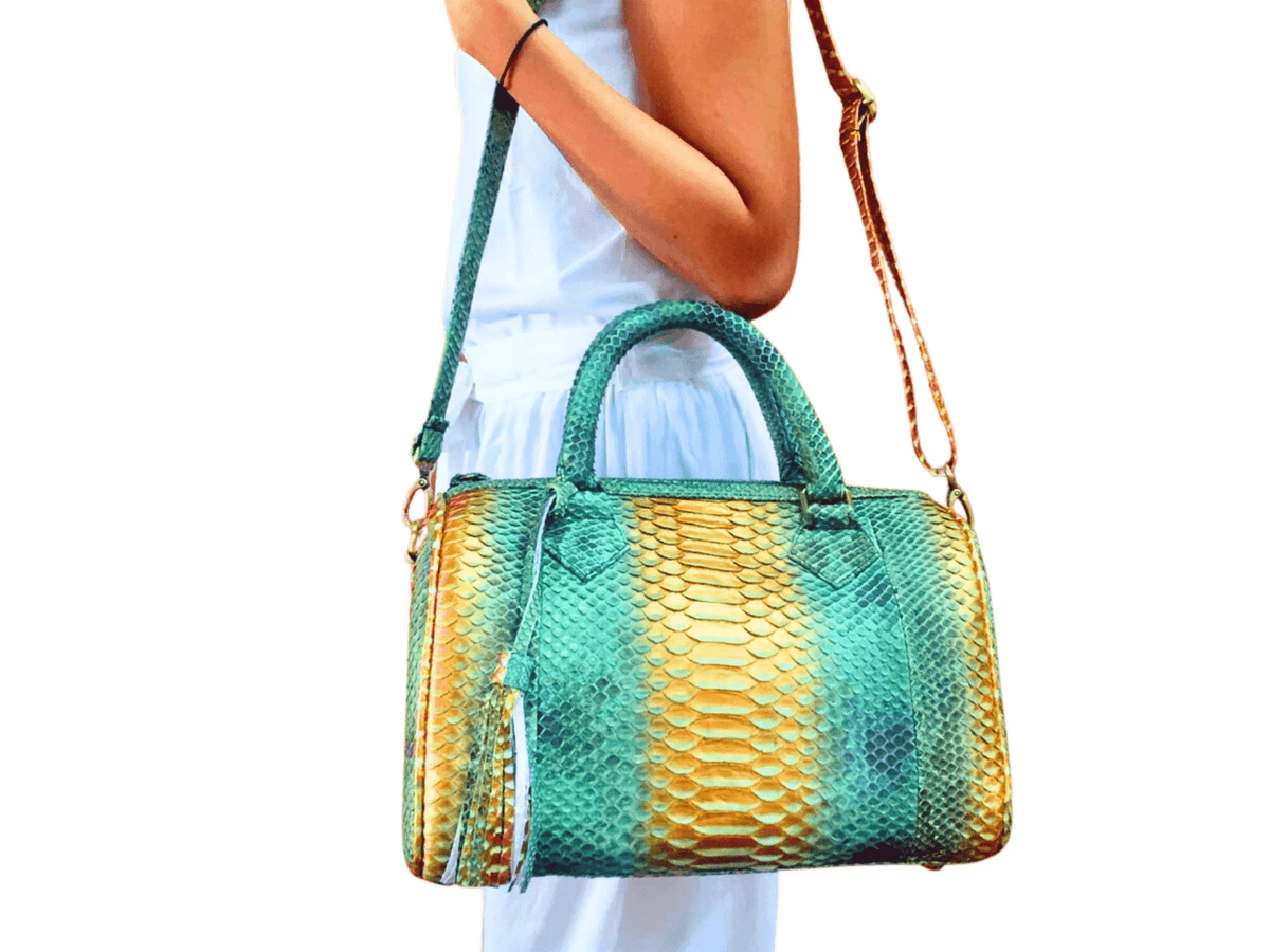 Python Speedy Snakeskin Speedy 30 Handbag | Python Jacket by LFM Fashion