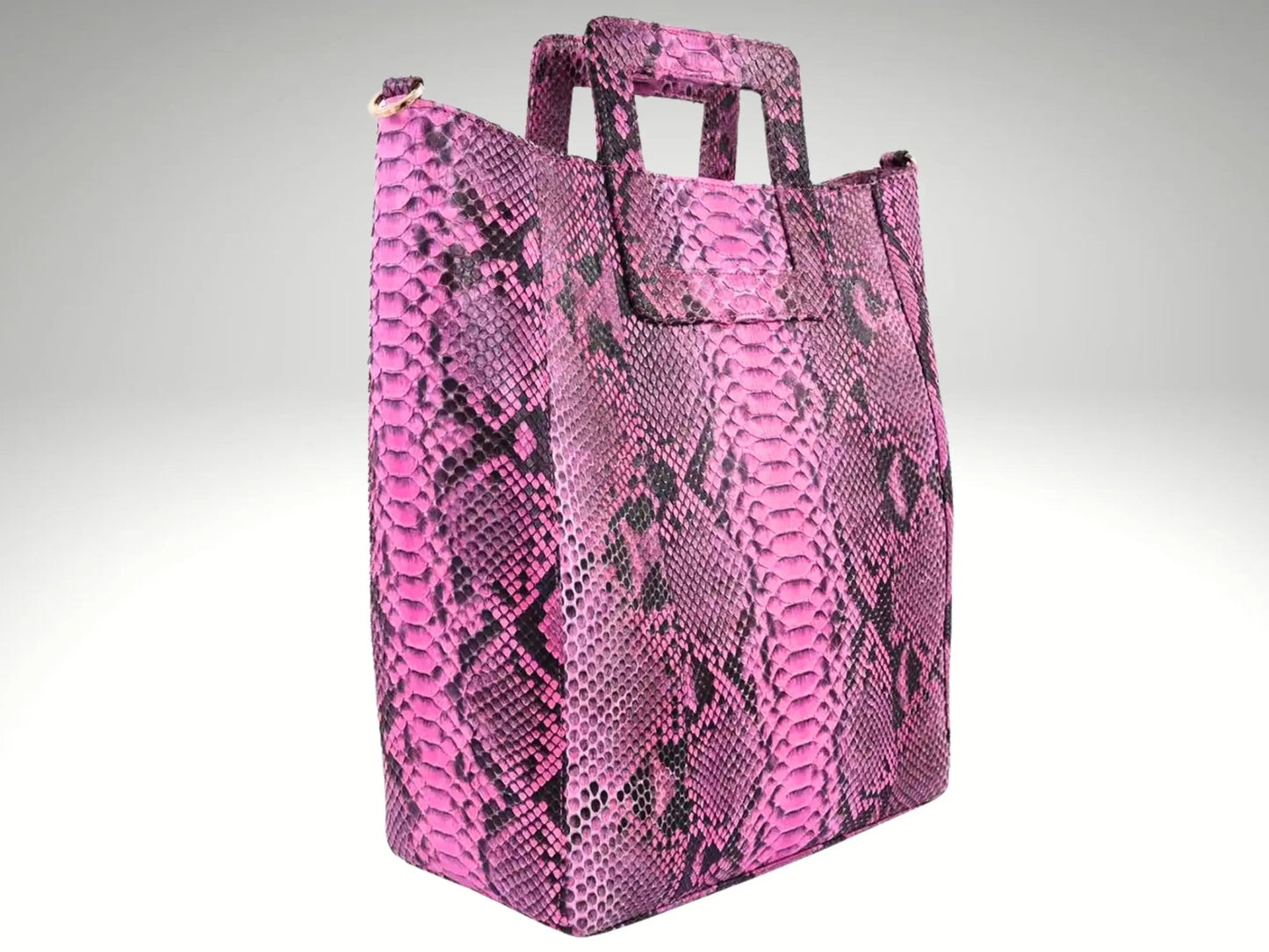 Snakeskin Tote Bag - Python Jacket by LFM Fashion