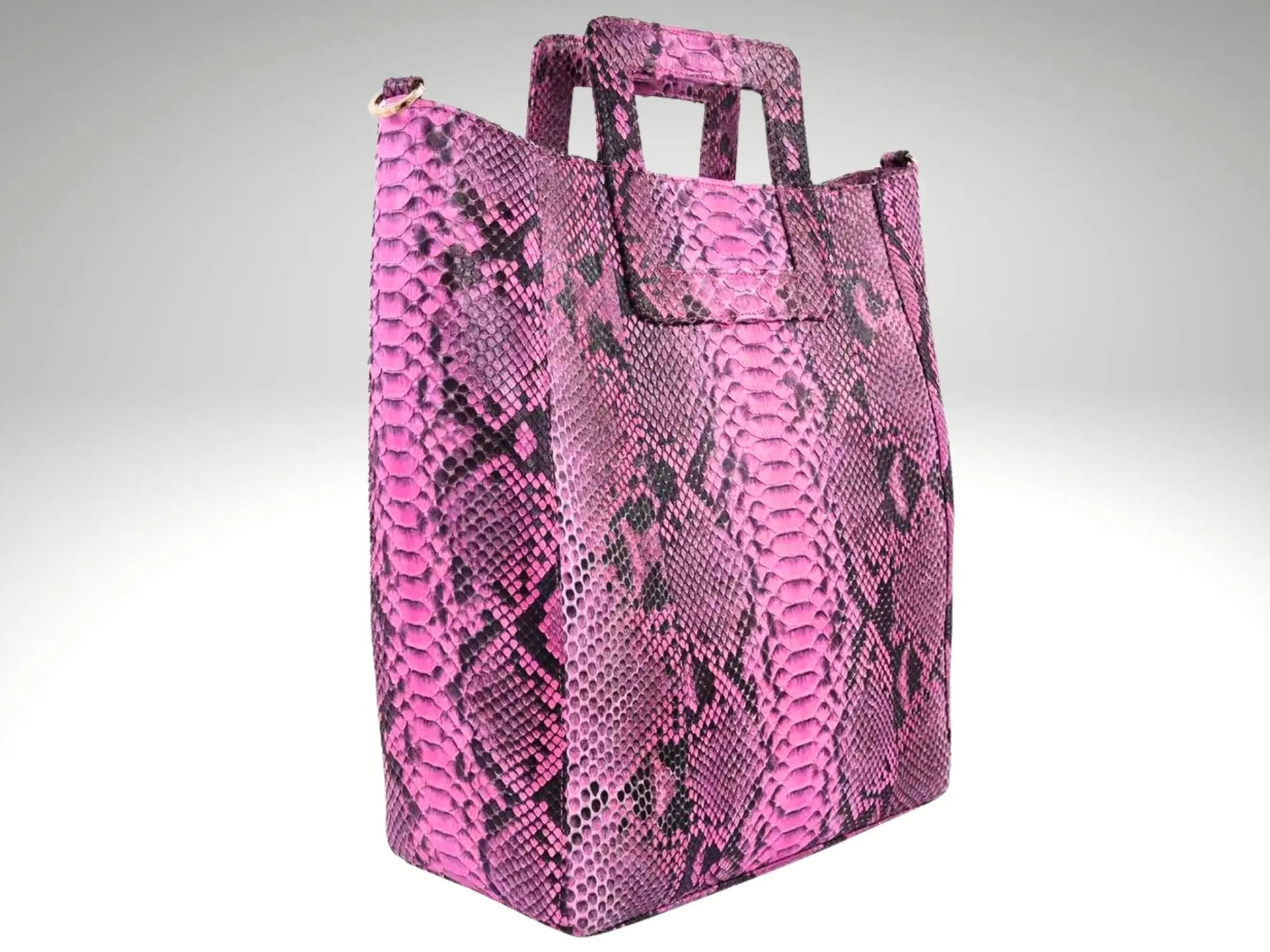 Snakeskin Tote Bag - Python Jacket by LFM Fashion