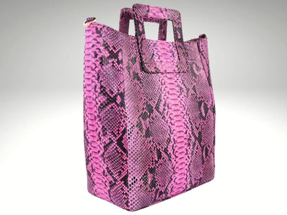 Snakeskin Tote Bag - Python Jacket by LFM Fashion