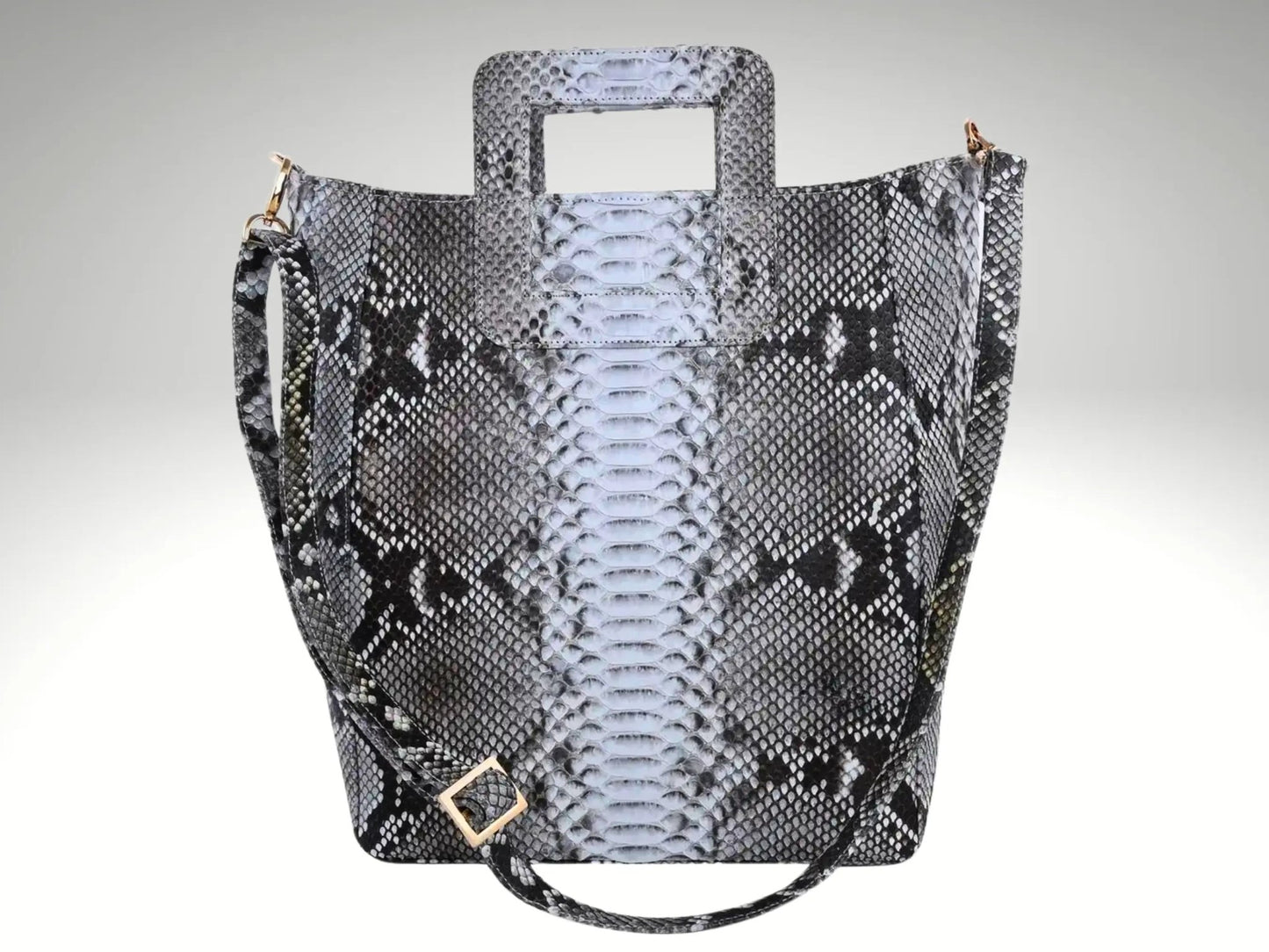Snakeskin Tote Bag - Python Jacket by LFM Fashion
