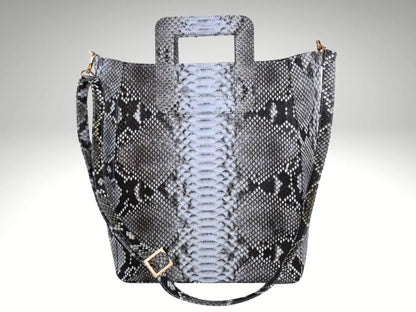 Snakeskin Tote Bag - Python Jacket by LFM Fashion