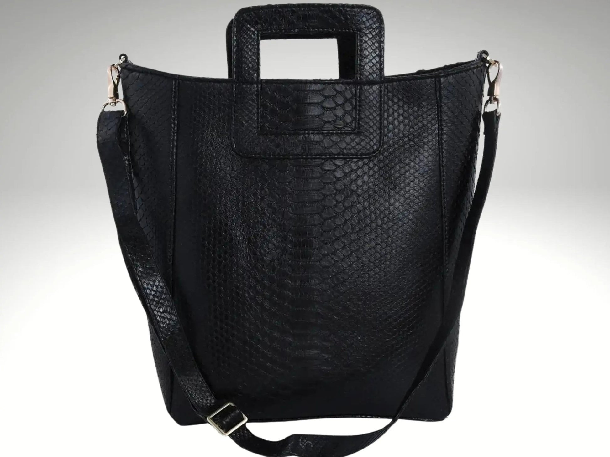 Snakeskin Tote Bag - Python Jacket by LFM Fashion