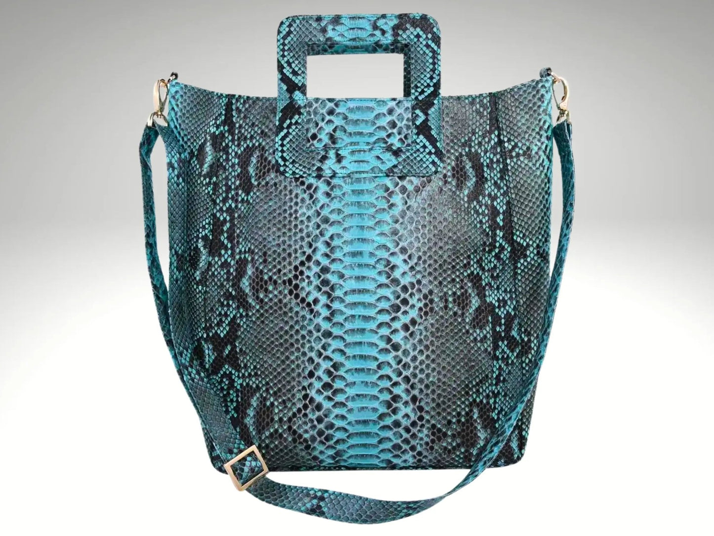Snakeskin Tote Bag - Python Jacket by LFM Fashion