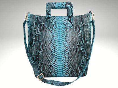 Snakeskin Tote Bag - Python Jacket by LFM Fashion