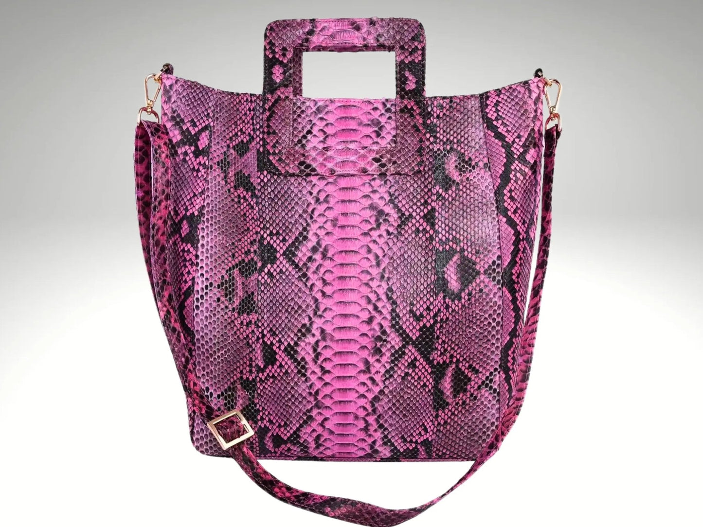 Snakeskin Tote Bag - Python Jacket by LFM Fashion