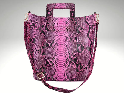 Snakeskin Tote Bag - Python Jacket by LFM Fashion
