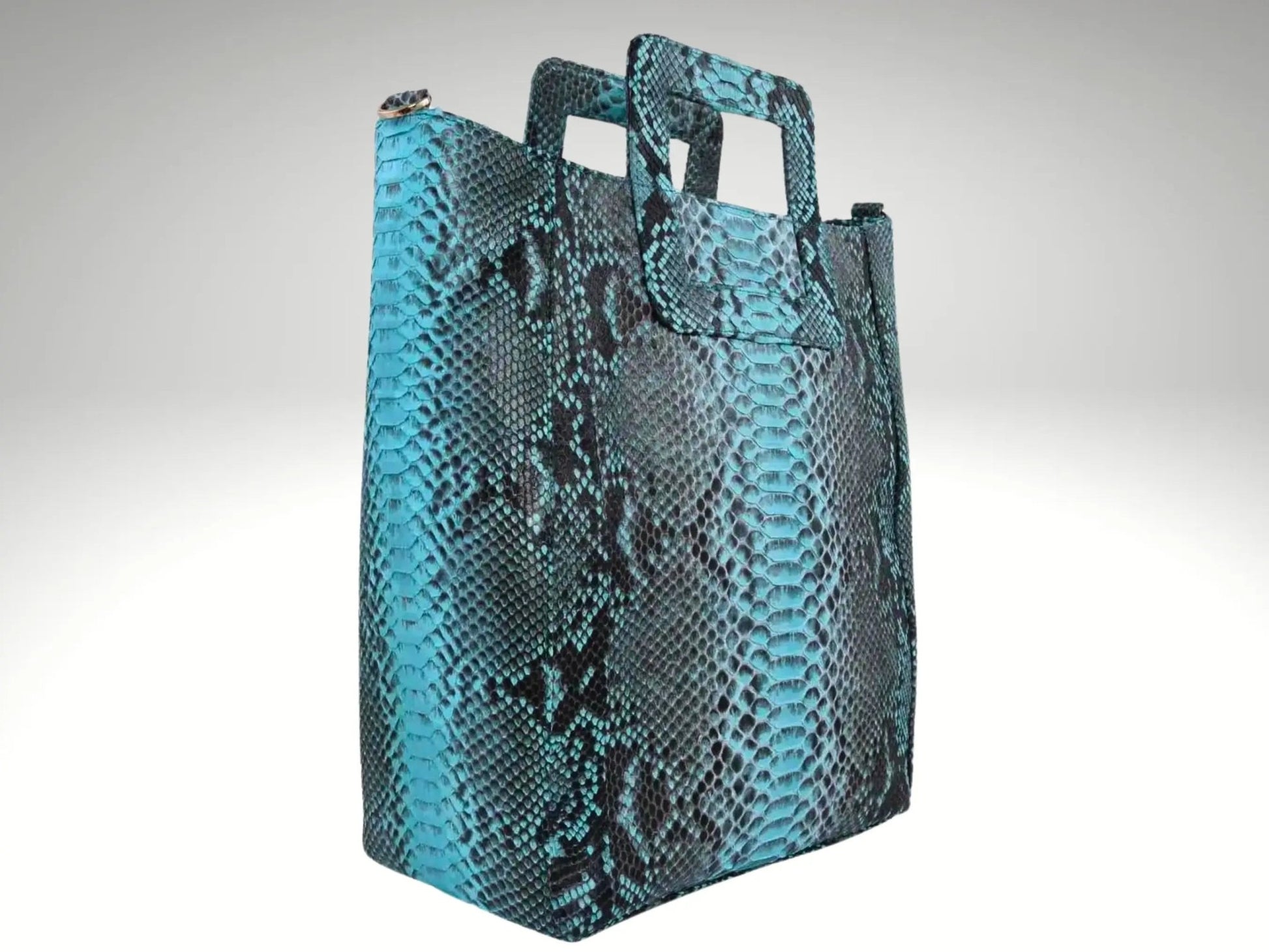 Snakeskin Tote Bag - Python Jacket by LFM Fashion