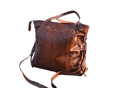 Snakeskin Tote Python Bag - Python Jacket by LFM Fashion