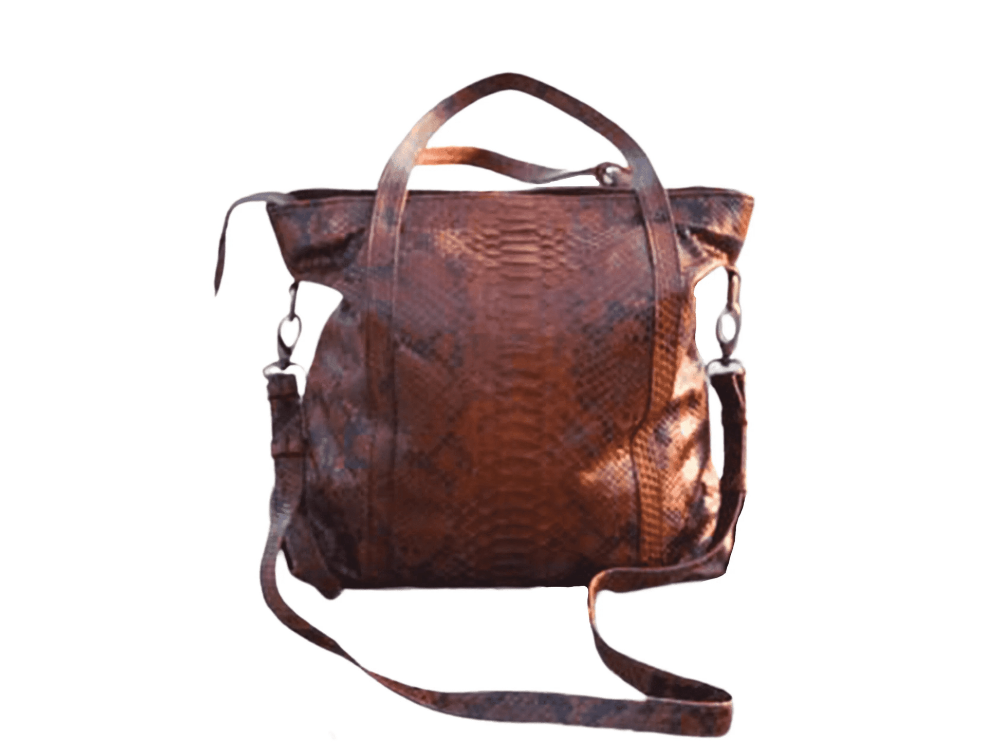 Snakeskin Tote Python Bag - Python Jacket by LFM Fashion