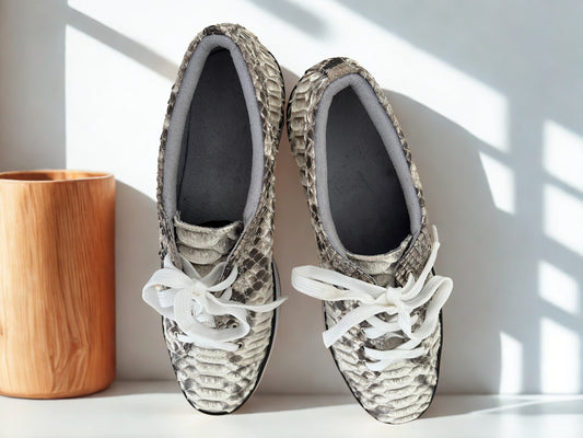 Snakeskin Sneakers Mens - 1