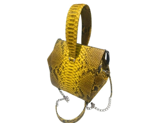 Yellow Python Bag - Python Jacket by LFM Fashion