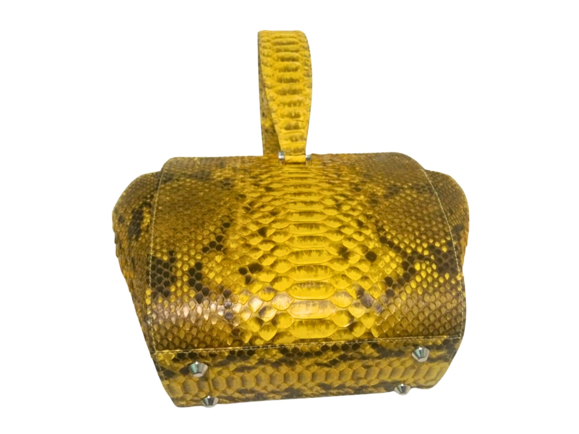 Yellow Python Bag Python Jacket by LFM Fashion